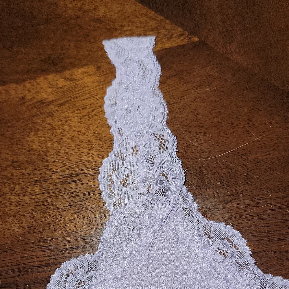 Size XL Lavender Lace Trim Sleepwear Set New In Package